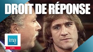 'Droit de réponse' : La 1ère avec Coluche, Gérard Depardieu… | Archive INA