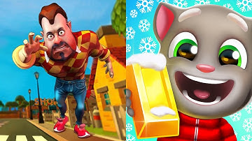 Dark Riddle 3.3.15 vs Talking Tom Guld Run : Gameplay
