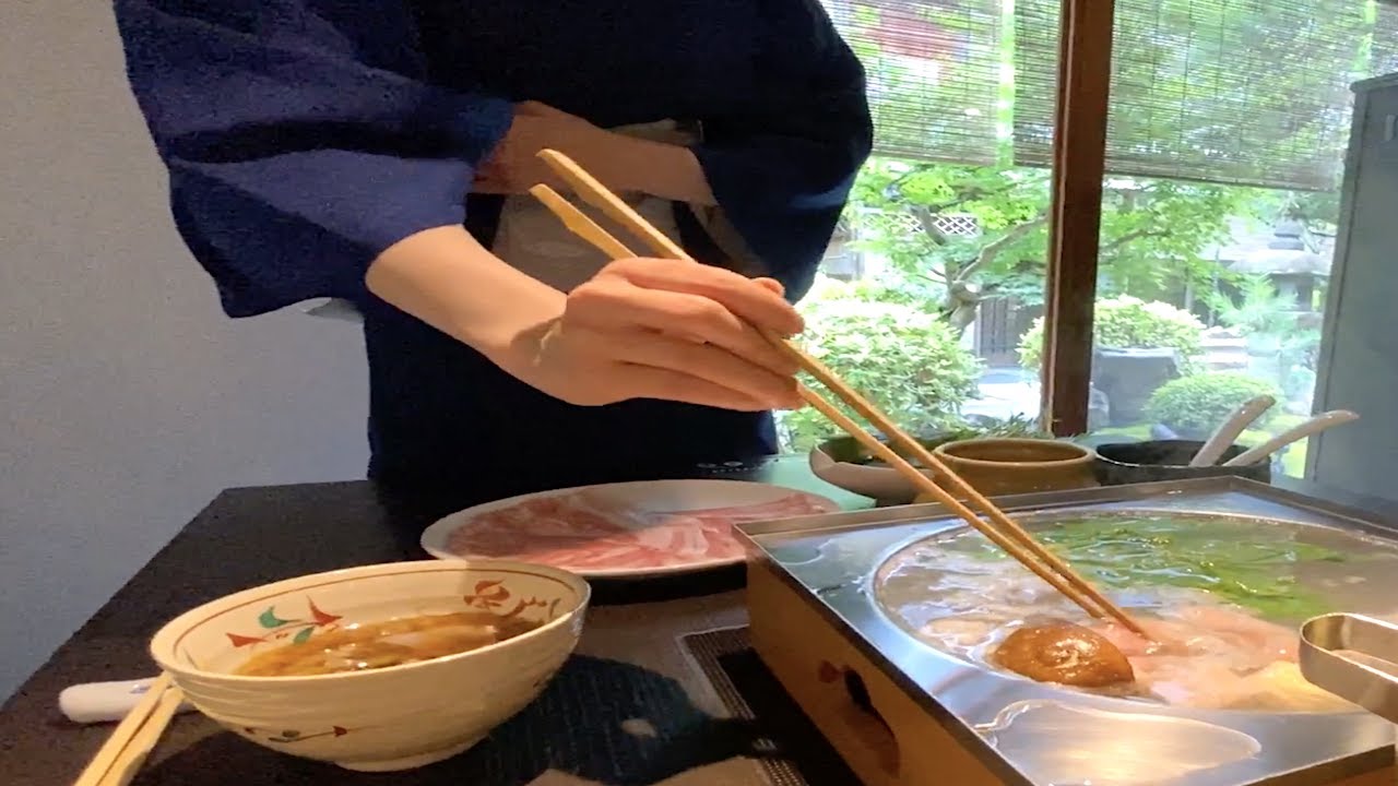 ⁣Shabu-Shabu in Kyoto 京都つゆしゃぶCHIRIRI 本店