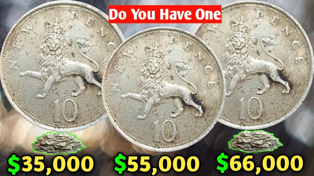 Do You Have These Top 5 Most Rare & Valuable UK Elizabeth II 10 New Pence Coins Worth Big Money?