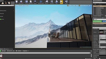 Unreal Engine 4 - Ice Q Restaurant VIEWPORT OVERVIEW