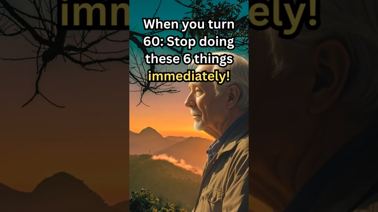 When You Turn 60: Stop Doing These 6 Things Immediately for a Better Life After 60! 