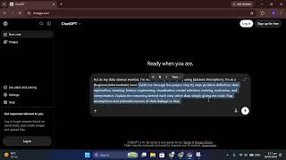Information ChatGPT for Data Science Projects: Complete Beginner to Advanced Guide News
