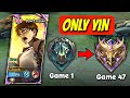 I played yin only from epic to mythic