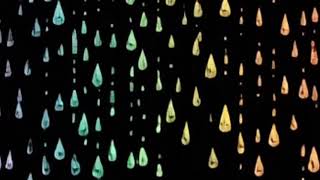 Colorful Raindrop Pattern 🌈 | Abstract Rain Background | Relaxing Loop Visual (4K)