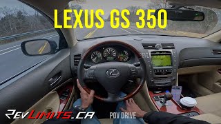 2007 LEXUS GS 350 | ASMR | PoV  Test Drive #13 | 4K | REVLIMITS.CA