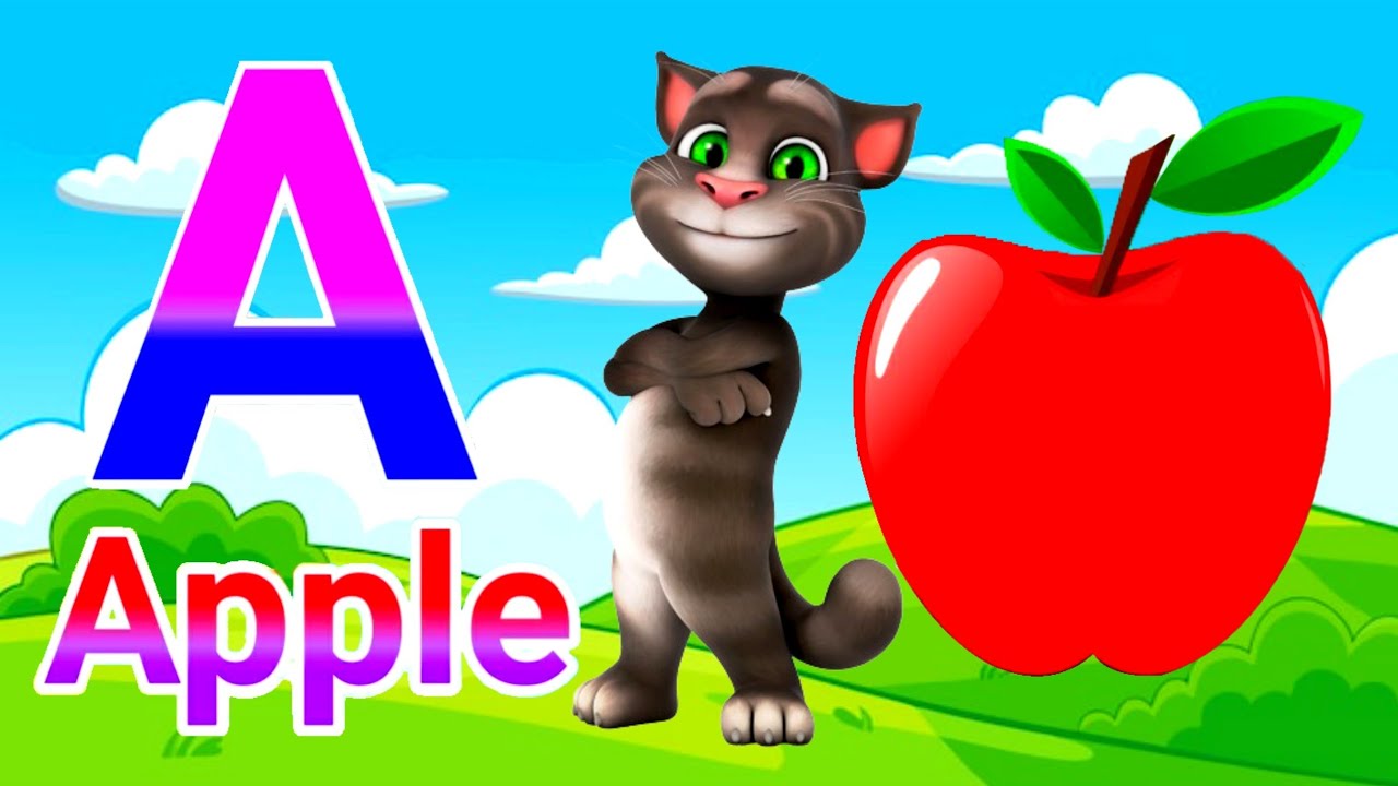 A for Apple B for Ball C for Cat D For Dog Learning Tv Phonics Song A ...