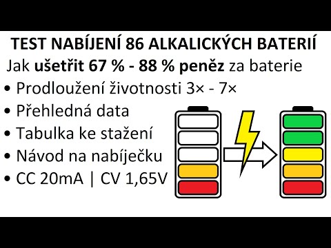 Video: Můžete nabíjet nedobíjecí baterii?