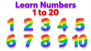 Learn Numbers 1 to 20 in English and Hindi | Counting Numbers for Kids | English Hindi Numbers