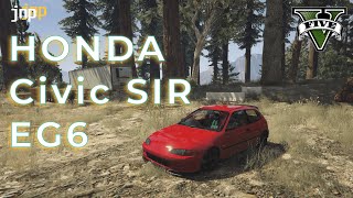 GTA V Honda Civic SIR EG6 | Steering Wheel Gameplay