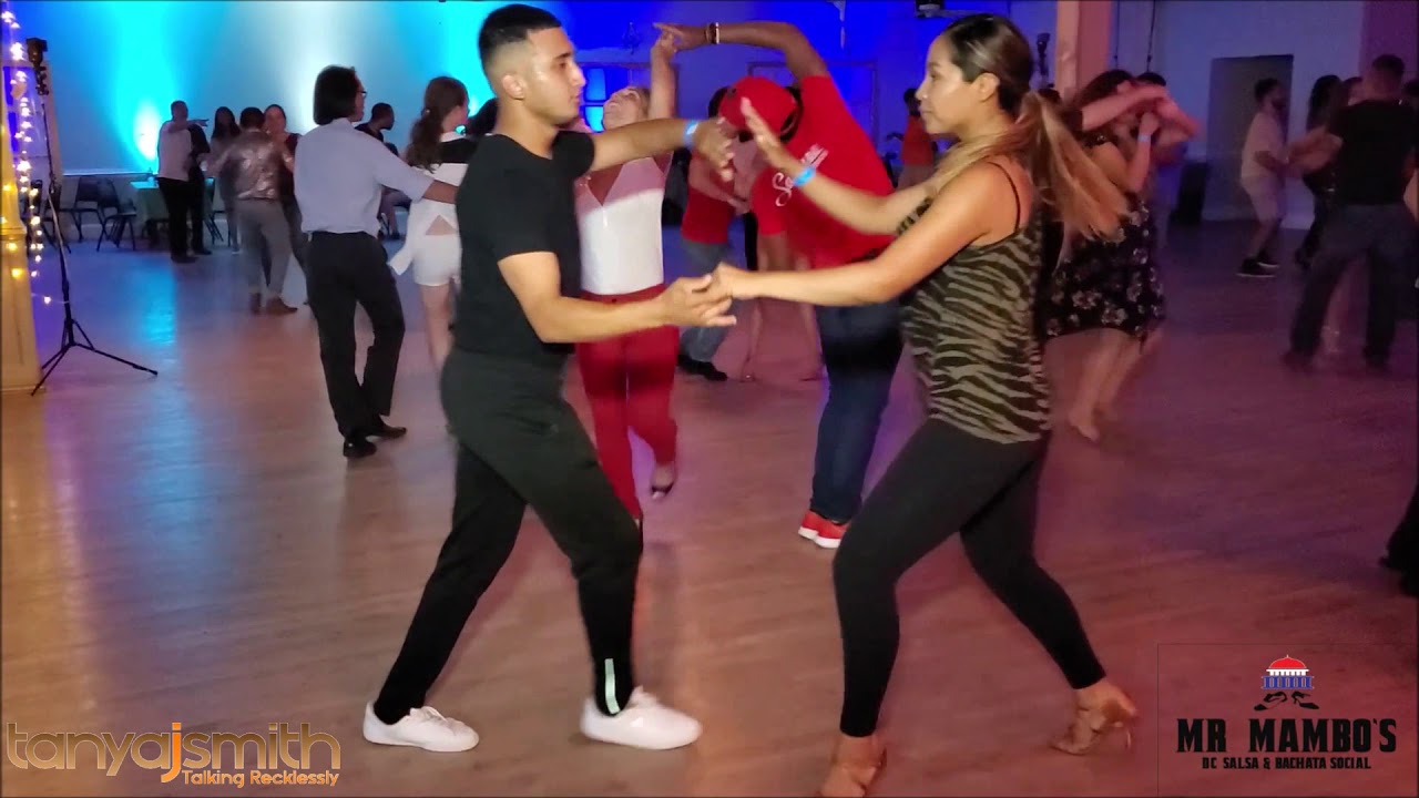 Moises Cisneros and Karen Carbajal at Mr. Mambo's MD