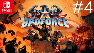 Broforce #4 β (lvl 8,9) | Casual and Chill Nintendo Switch Gameplay