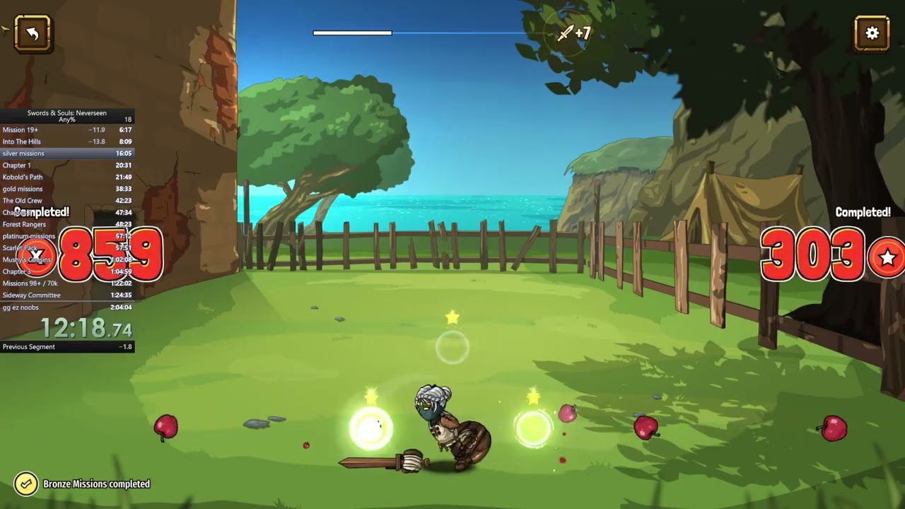 Swords & Souls: Neverseen Full game Any% 