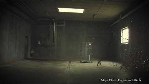 Dispersion effects in maya using n particles