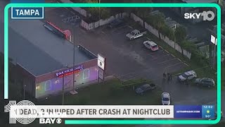 Man allegedly kicked out of Tampa strip club drives semi-truck into building; 1 dead