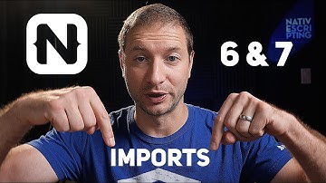 Convert NativeScript Imports From v6 to v7