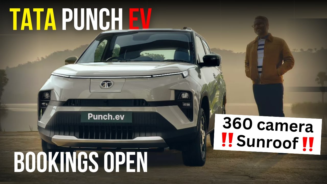 Tata Punch EV Booking Amount, 360 camera and Sunroof Tata Punch ev