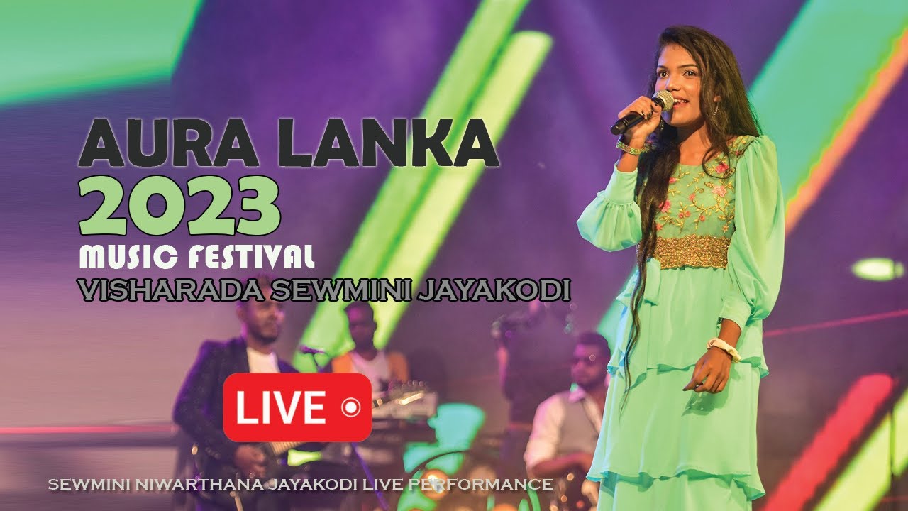 Visharada Sewmini Jayakodi Live on Aura Lanka Thawalama Music Festival 2023