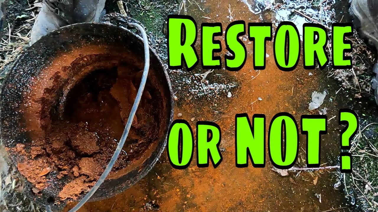 Restoring Rusty Cast Iron using Buzzywaxx— GIVEAWAY! #castiron #buzzywaxx  #restoringcastiron 