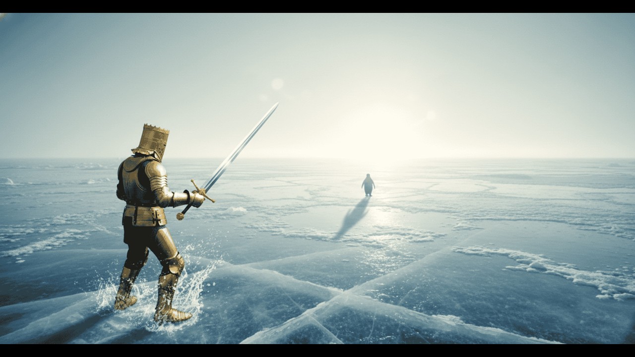 Пингвин-нигилист направляется на СЕВЕР!!!