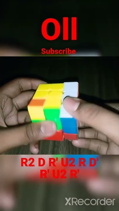 Advanced oll algorithms #1 - YouTube