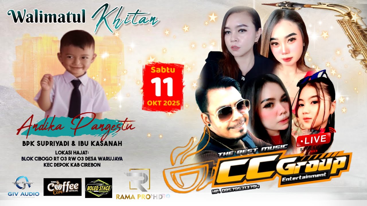 🔴 LIVE CC GROUP ENTERTAINMENT || WARUJAYA - DEPOK - KAB CIREBON || 11 OKTOBER 2025 ||