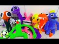 【レインボーフレンズ】ぬいぐるみを使ってロブロックスのゲームの攻略やキャラクター紹介！Rainbow Friends game/ROBLOX/Toys/Characters /drawing