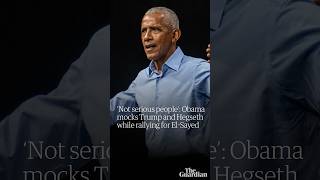Obama mocks Trump and Hegseth while rallying for El-Sayed: 'Not serious people'