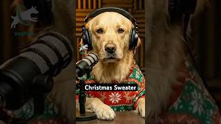Dog gets a Christmas Sweater because he is family