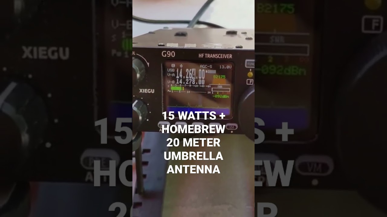 Build Your Own 20 Meter Umbrella Antenna