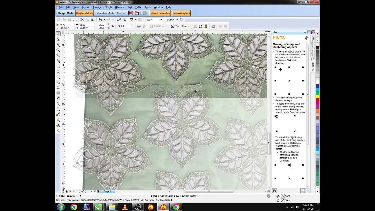 design ko point to point kaise corel se joint karke ETO ma le jate hai