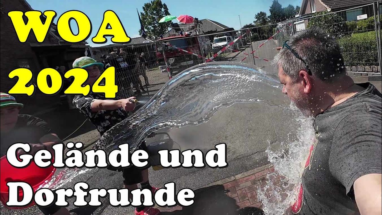 2024 W:O:A Eine erste Runde über das Gelände und durchs Dorf Wacken Open Air