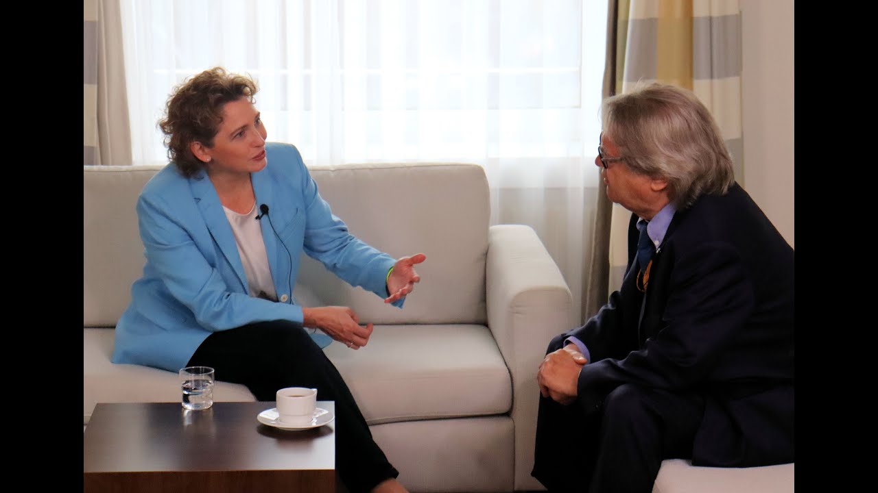 Besucher 2021 Folge 5: Nicola Beer besucht Helmut Markwort.