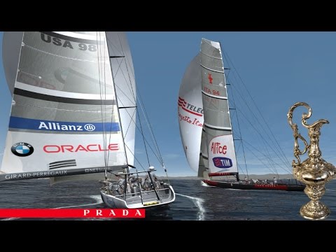 32 America's Cup - The Game - Luna Rossa VS Emirates Team - Virtual Skipper 5