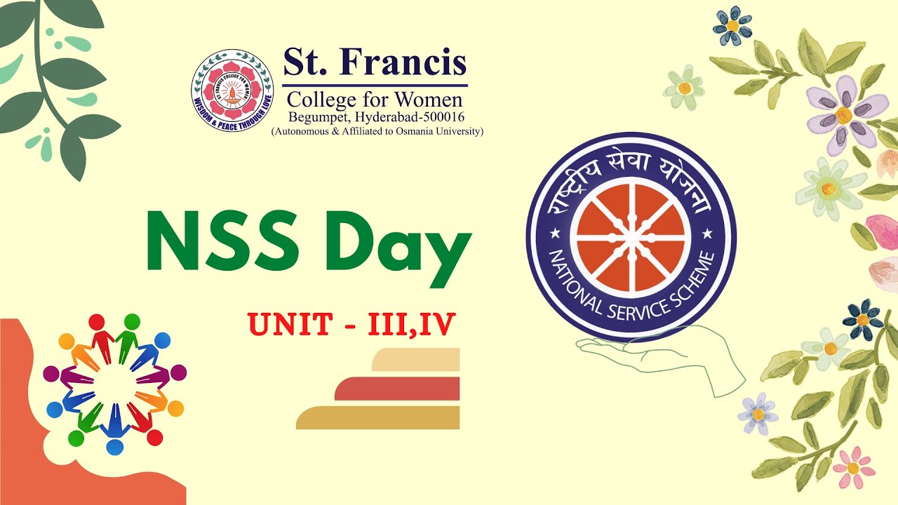 NSS Day - 2021|| St. Francis College For Women || SFC