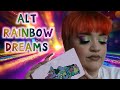 Unearthly Cosmetics Dead Cute Palette 🌈🖤 | Grungy Alternative Rainbow Makeup Look