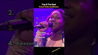 Voice Kids Auditions  Top 5 the best  #music