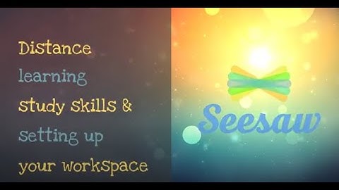 Distance Learning Study Skills & Setting Up a Workspace for Primary Students