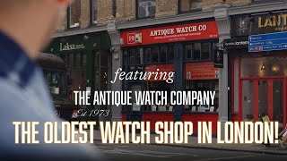 A Secret Watch Shop In London With 52 Years Of Family History. Generations Of Watch Knowledge 1973