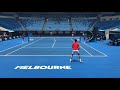 Novak Djokovic v Andy Murray 2019 AO practice (HD)