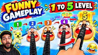 Finger Run 3D 1 to 5 level  😁 #games #videogame #shortsfeed #trending screenshot 1