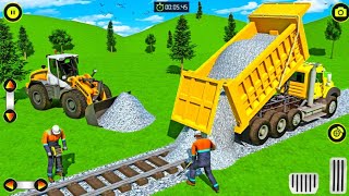building simulation games/Spiele zum Eisenbahnbau/Bauspiele am Bahnhof/Строительные игры для детей screenshot 1