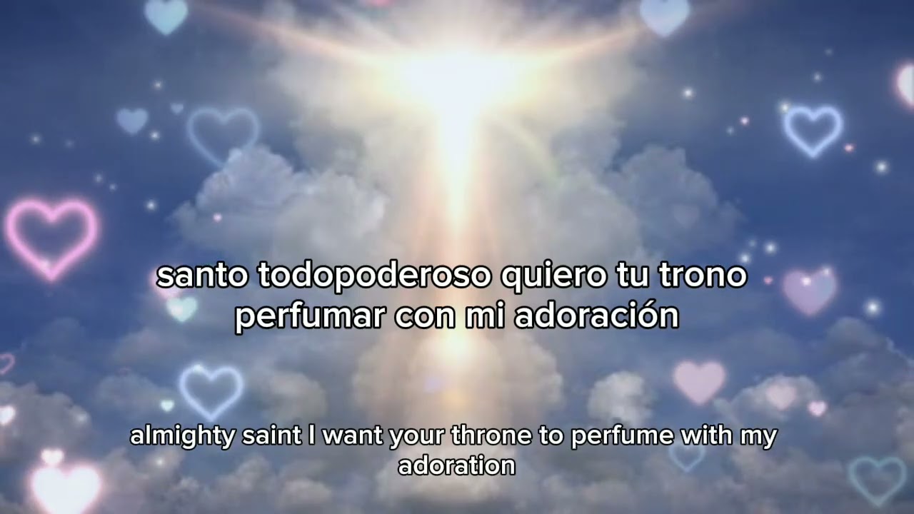 Pista, Santo,Santo, Te amo Señor EresMaravilloso Santo,Santo Eres Tú Señor....😇