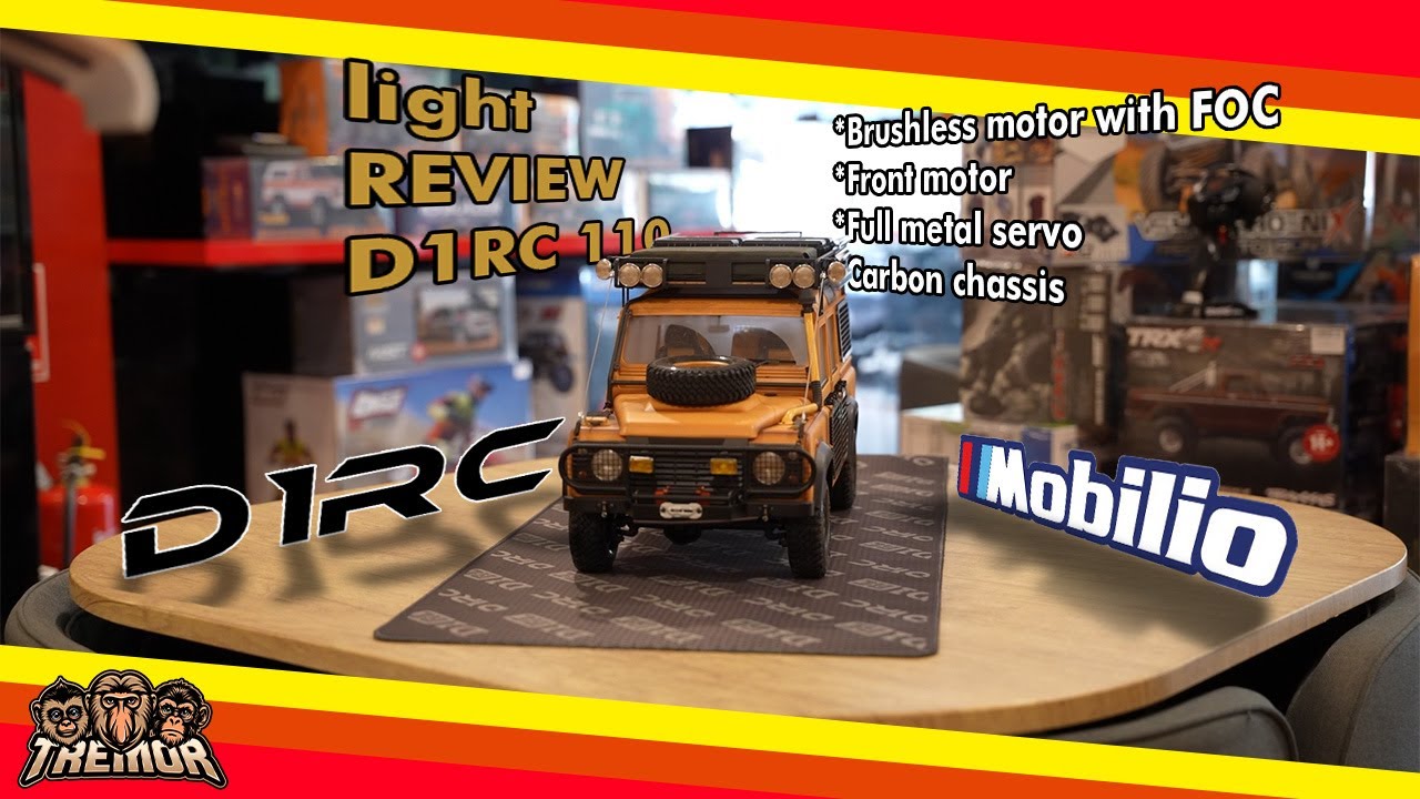 REVIEW RC D1RC D110 CAMEL TROPHY - YouTube