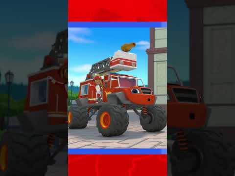 Blaze verwandelt sich in ein Feuerwehrfahrzeug! 🚒