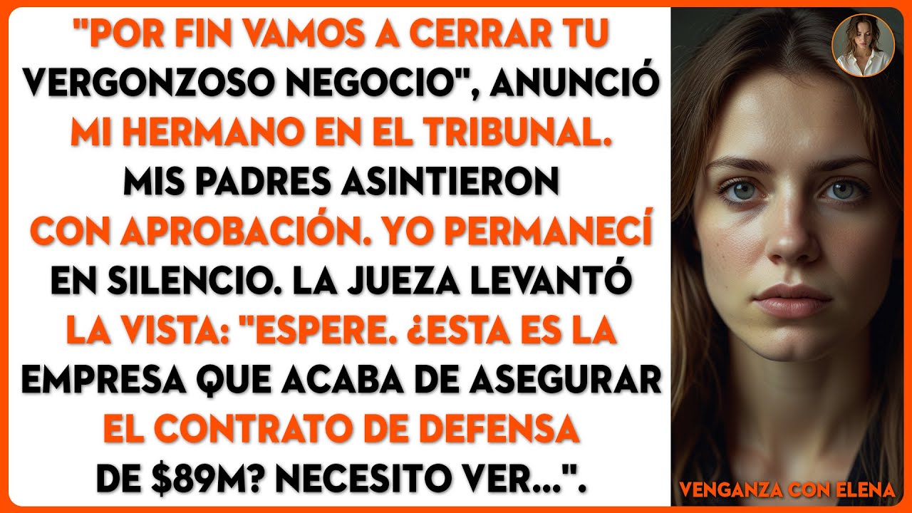 Mi familia me obligó a ir al tribunal de quiebras. Entonces, la jueza reconoció el nombre de...