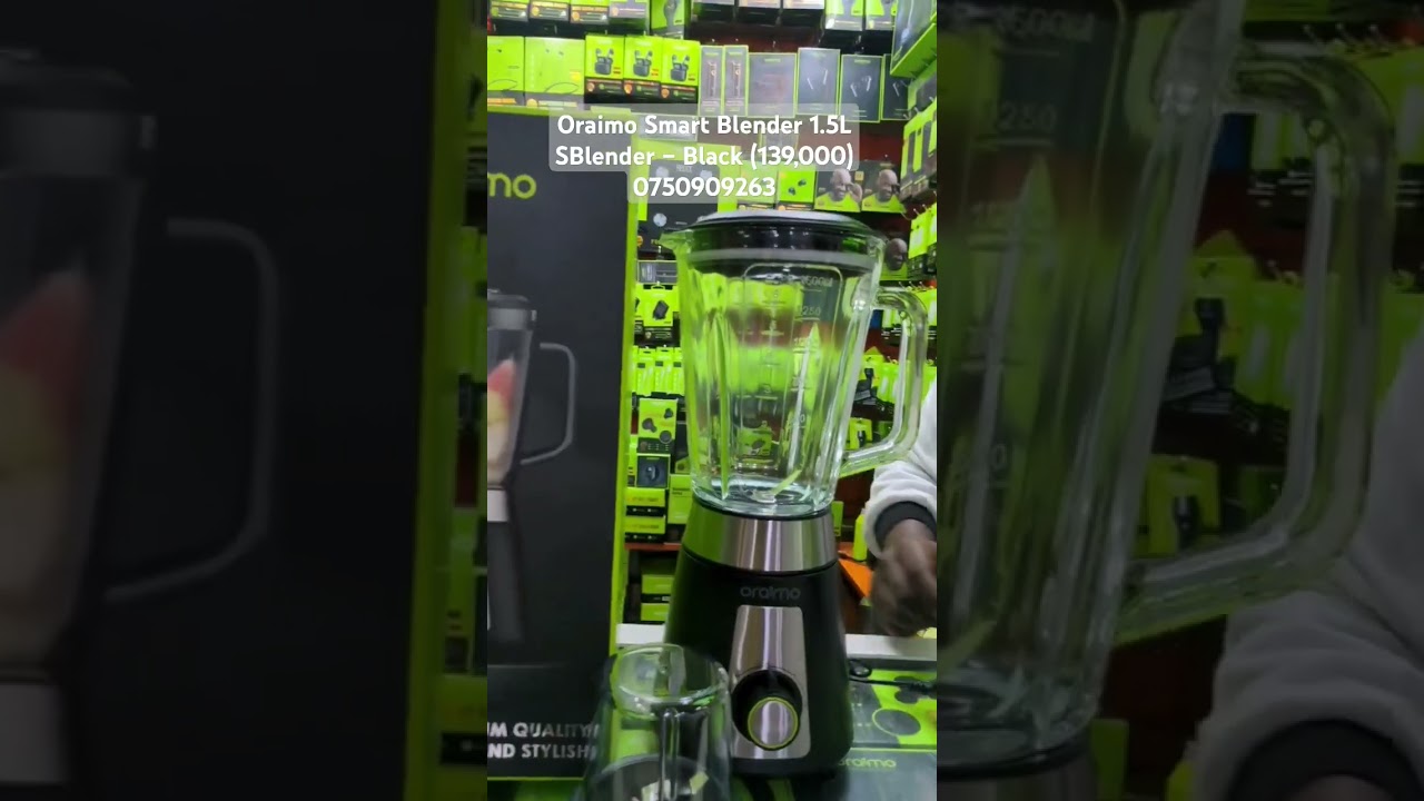 Oraimo Smart Blender 1.5l Speeds Control Blender – Black