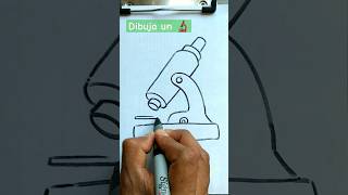 How to DRAW a MICROSCOPE Easy
