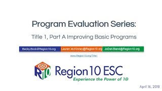 Celebrity Program Evaluation Series  Parent and Family Engagement Policy and Programs Wealth