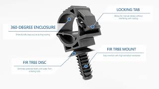 LOC Clamp with Fir Tree - Dynamic Cable Fastening (US)
Fasten and secure wire bundles with the LOC Clamp. Durable, flexible, and easy to install for long-lasting performance.
The LOC Clamp with Fir Tree is a versatile, self-affixing solution for securely fastening wire and cable bundles to panels. Featuring a 360-degree enclosure, it ensures complete security of the routed bundle. The compact locking tab enables manual disengagement when servicing is required without interfering with the routing.
Its innovative fir tree mount holds tightly in pre-stamped panel hole sizes ranging from 9x12 mm to 9x14 mm, while the integrated cable tie saddle allows for quick and easy addition of extra cable runs. The disc-shaped base around the fir tree prevents debris and water from entering the panel hole, ensuring reliable performance in harsh environments.
Crafted from impact-modified Polyamide 6.6, this clamp offers flexibility, heat resistance, and UV stabilization, making it suitable for indoor and outdoor applications. Designed for effortless, tool-free installation, the LOC Clamp is ideal for reducing labor costs while providing dependable, long-term performance.
► 360-Degree Enclosure: Fully secures wire and cable bundles during routing.
► Service-Friendly Design: Locking tab allows for manual disengagement without interfering with routing.
► Debris Protection: Disc around the fir tree prevents water and debris entry into panel holes.
► Dynamic Bundle Accommodation: Fits a range of bundle sizes with its locking clamp mechanism..
► Versatile Mounting: Fir tree fits pre-stamped panel holes (9x12 mm to 9x14 mm) with a secure hold.
► Durable Material: Made from impact-modified Polyamide 6.6 for flexibility, heat, and UV resistance.
► Time-Saving Installation: Tool-free, single-hand operation simplifies application and reduces labor costs.
For more information, click here: https://www.hellermanntyton.us/products/151-01017/?utm_source=youtube&utm_medium=social&utm_campaign=youtube-description-LOC-Clamp&utm_content=us-LOC-GrLPB645Ix8
Follow us!
• Blog: https://www.hellermanntyton.us/blog
• X: https://x.com/HT_NorthAmerica
• LinkedIn: https://www.linkedin.com/company/hellermanntyton/
• Facebook: https://www.facebook.com/HellermannTytonNorthAmerica/
• Instagram: https://www.instagram.com/hellermanntyton_na/
For inquiries, please contact: corp@htamericas.com
Click here to subscribe: http://bit.ly/HT_Youtube_Subscribe LOC Clamp with Fir Tree - Dynamic Cable Fastening (US)
